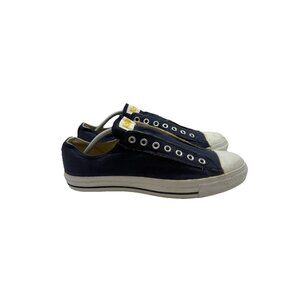 CONVERSE ALL STAR Navy Blue Lace-Free Slip On Sneakers 1T156 Size W 12.5 M 10.5